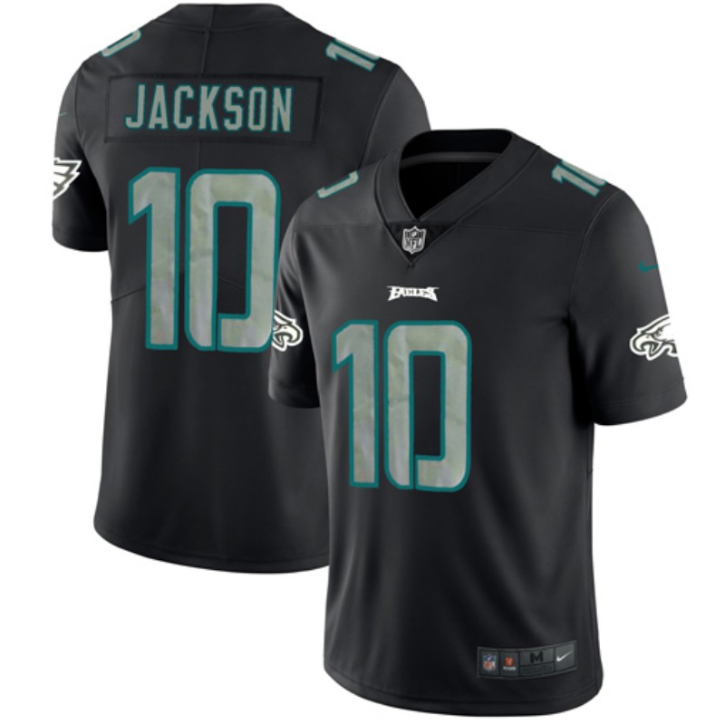 Men's Philadelphia Eagles #10 DeSean Jackson Black Impact Limited Stitched NFL Jersey